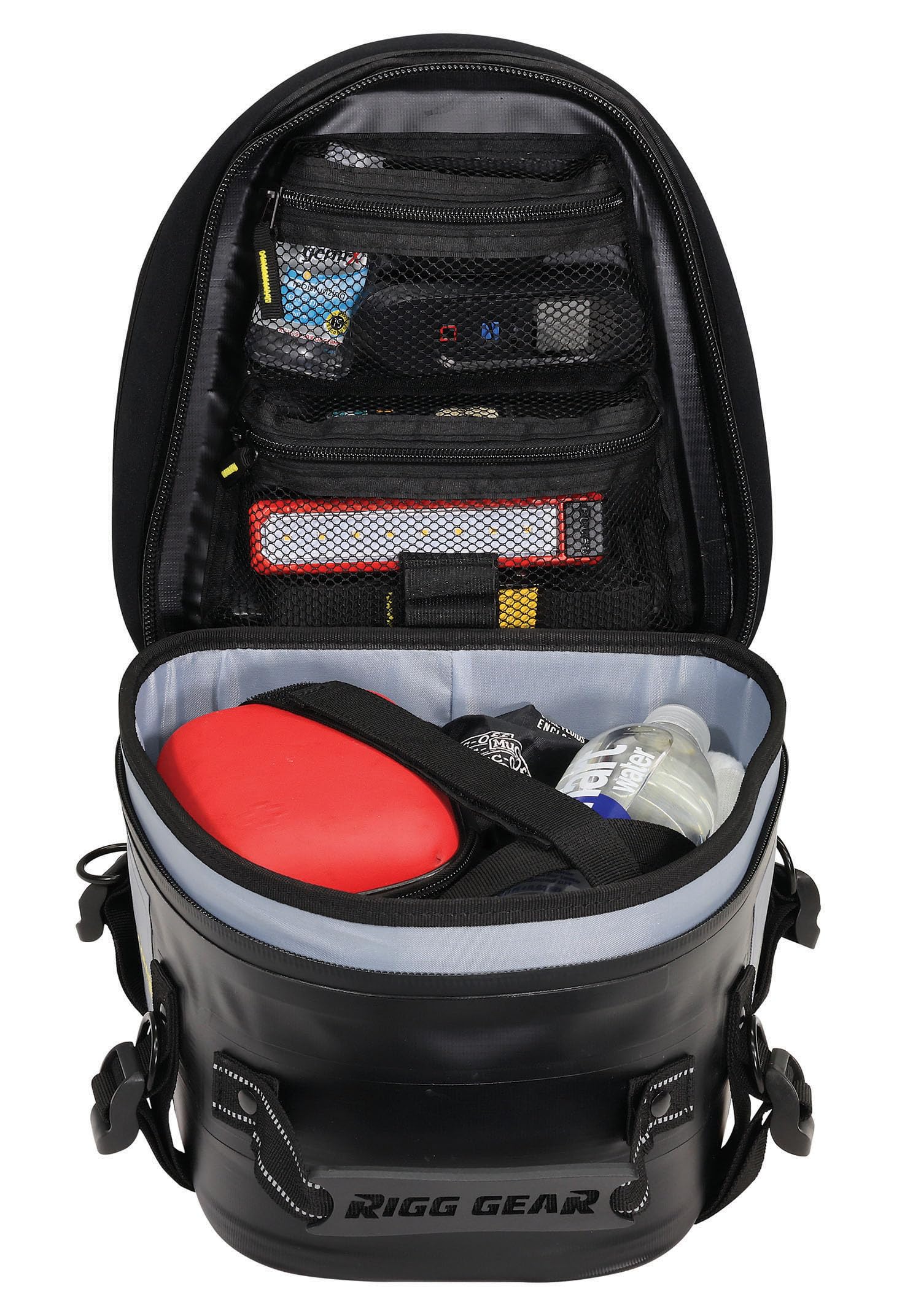 Nelson-Rigg tail bag protective base preventing rack marking and slipping