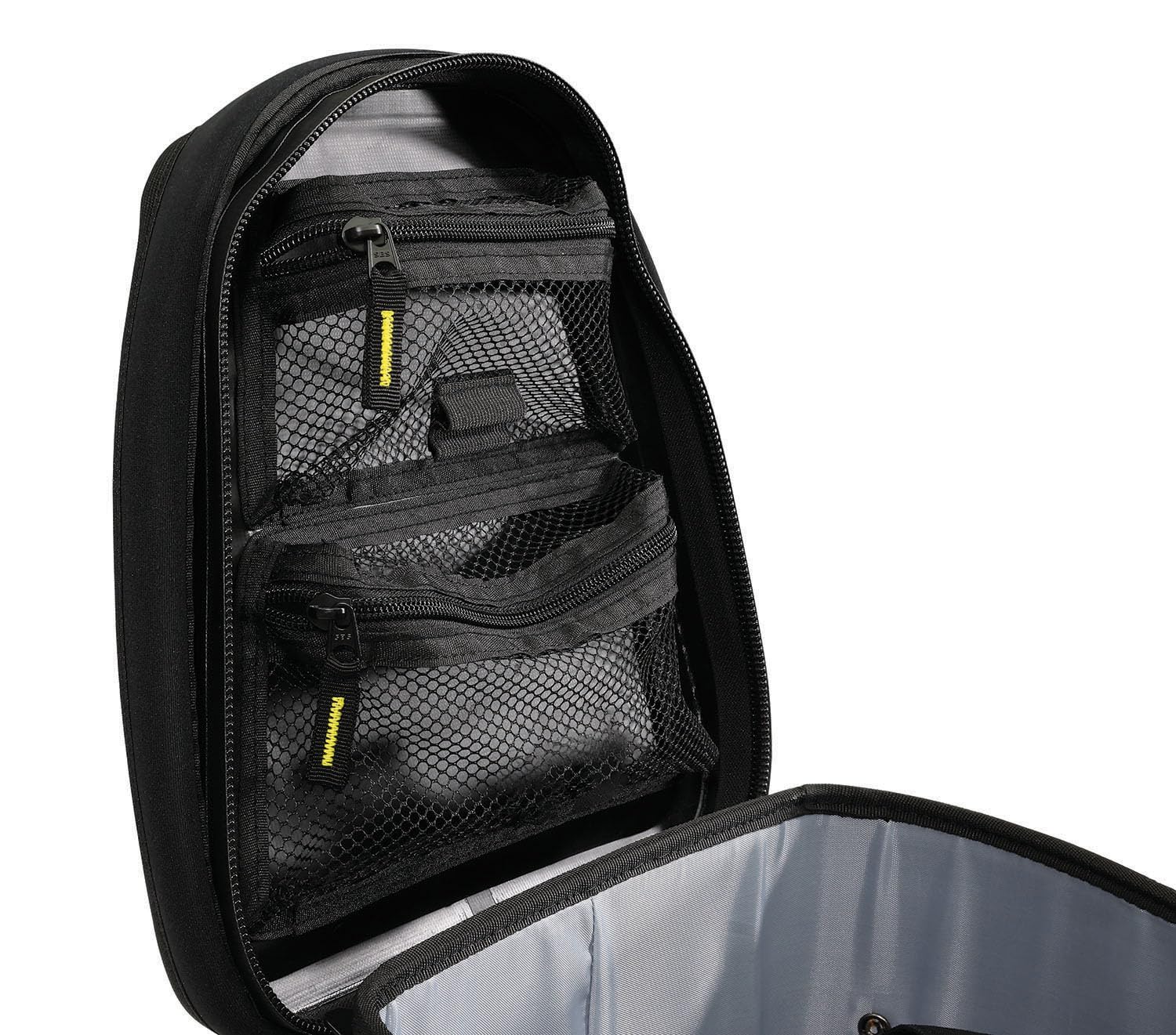 Nelson-Rigg tail bag heavy-duty buckles and webbing for secure mounting