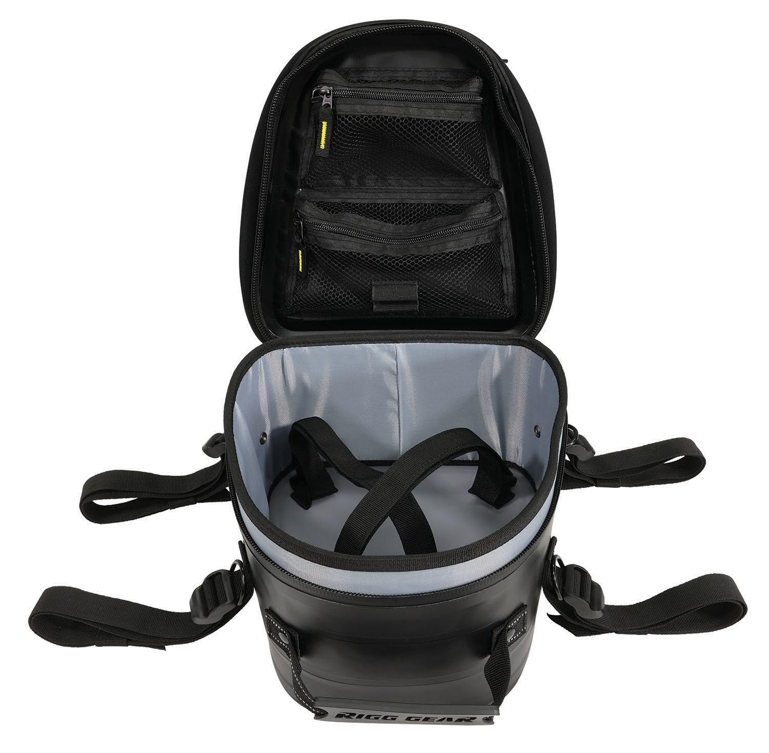 Nelson-Rigg tail bag rubberized carry handle for comfortable off-bike transport