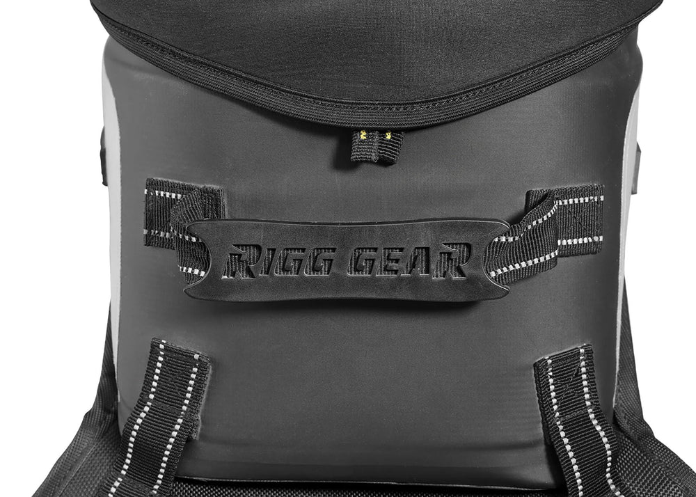 Nelson-Rigg zipper and flap detail adding extra barrier against rain