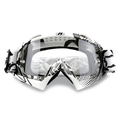 NENKI front view of goggles showing full frame and clear lens benefit
