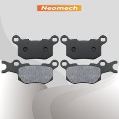 Neomech brake pad installed on Can-Am Defender front caliper demonstrating correct fit