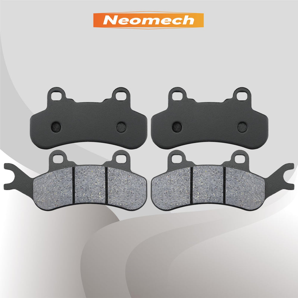 Neomech brake pad fitted on Can-Am Traxter rear assembly demonstrating reliable braking