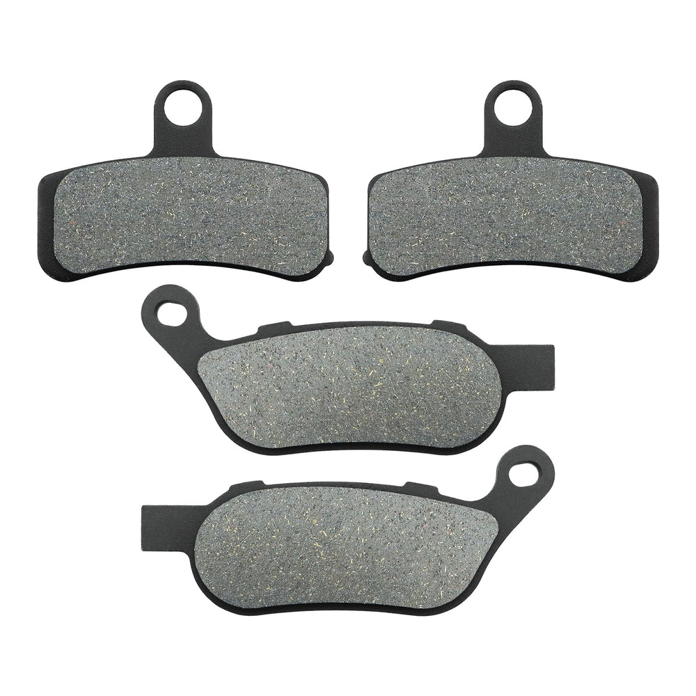 Neomech brake pad next to ruler illustrating exact size and fit for easy verification
