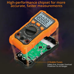 Neoteck rear view with pen holders storing probes for convenient transport