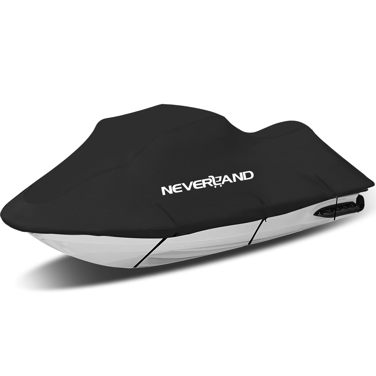 NEVERLAND front view of cover on PWC showing full protection and neat fit
