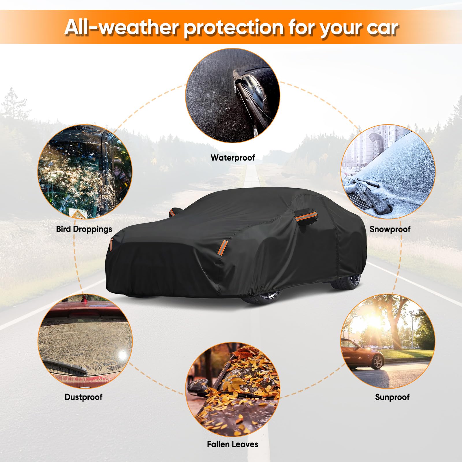 NEVERLAND Mustang cover fabric close-up showing durable, soft polyester