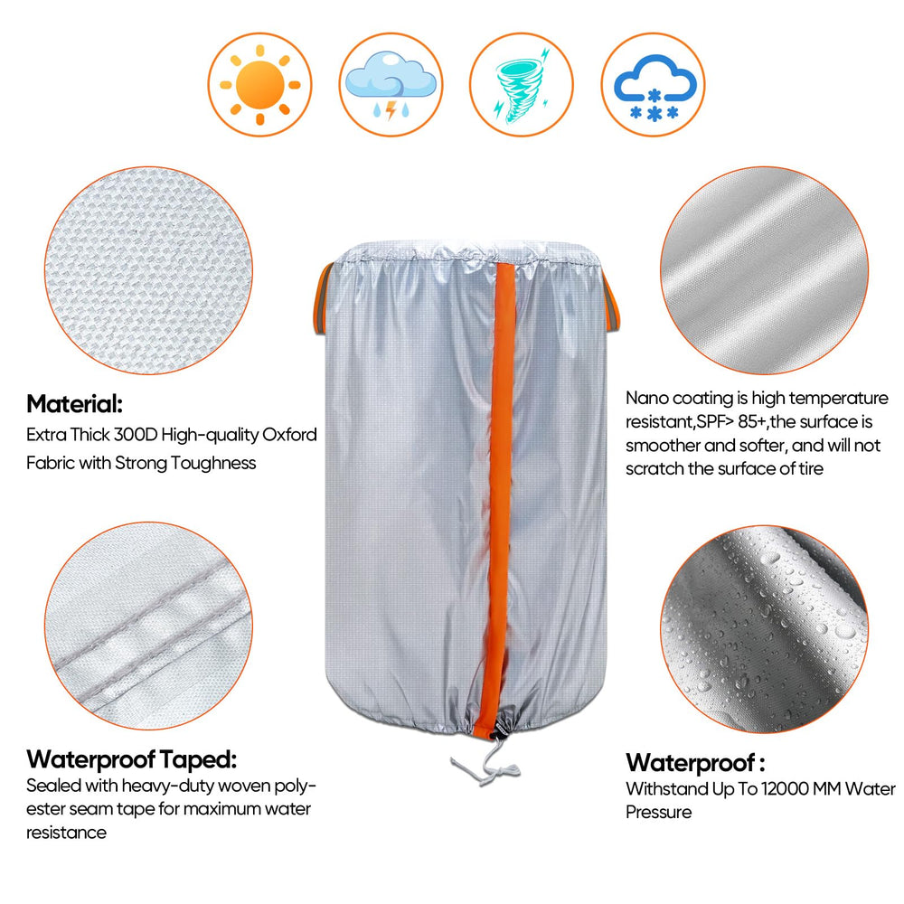 NEVERLAND orange reflective handle visible at night for safer handling
