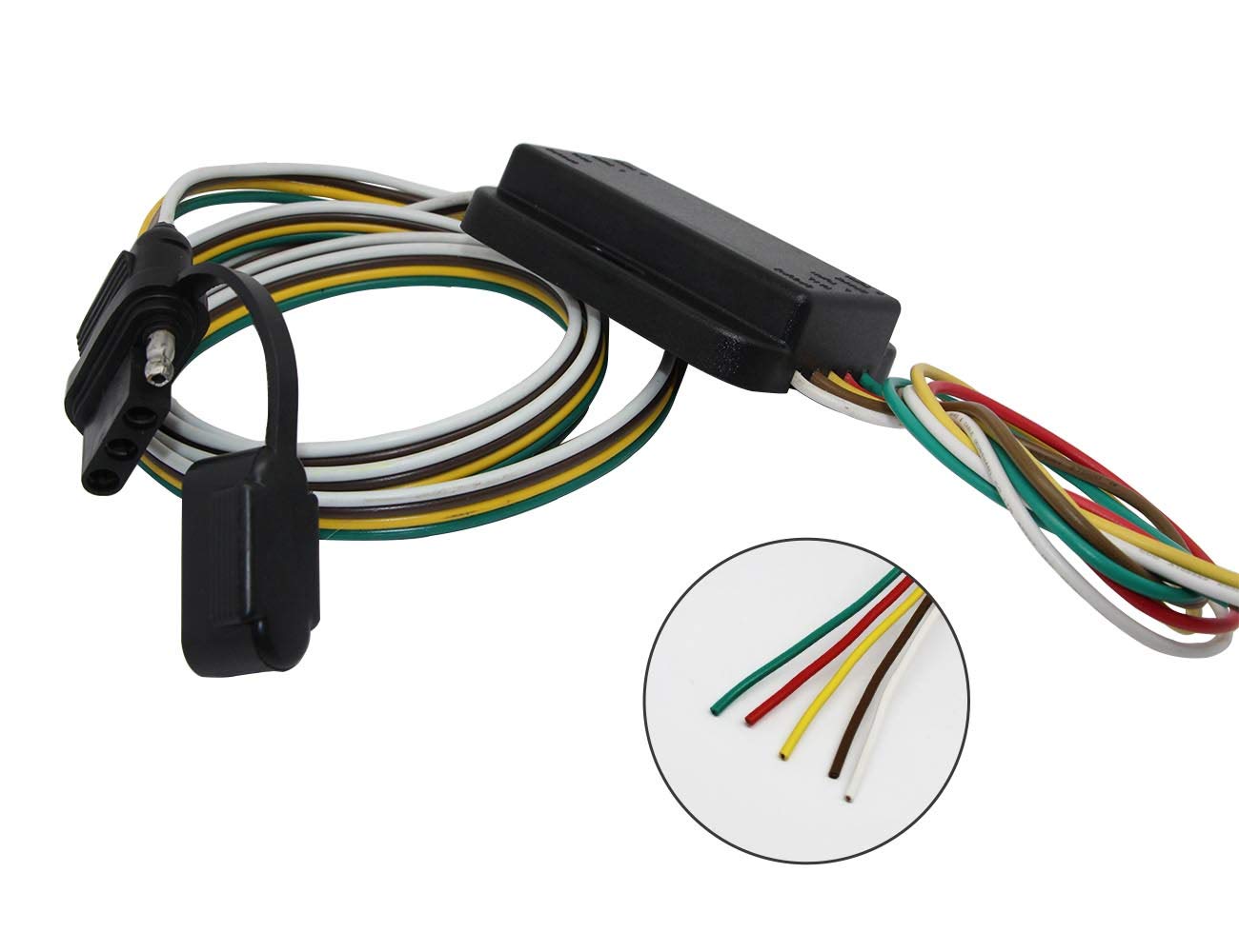 NEW SUN plug end with color-coded labels for fast, correct wiring connections
