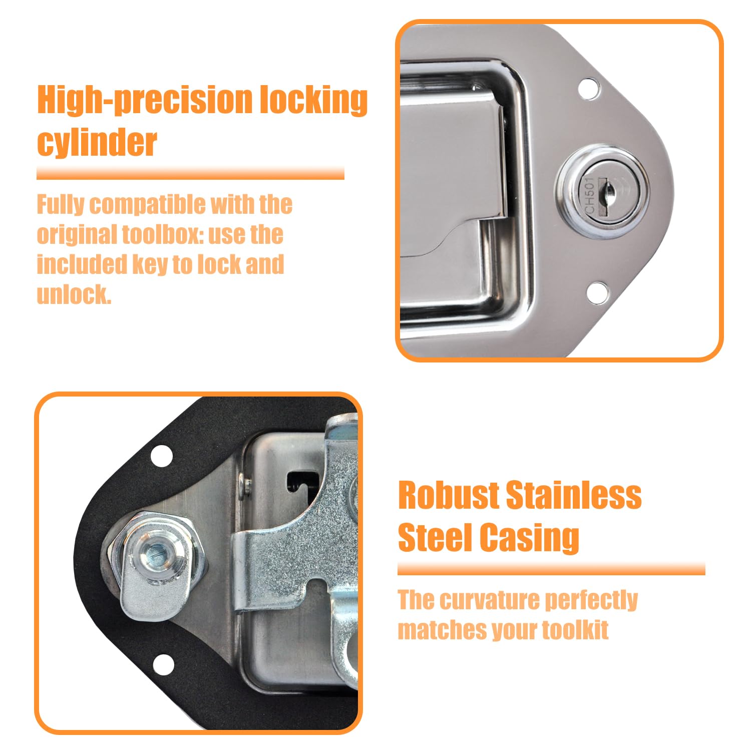 Newace close-up of 304 stainless paddle detailing corrosion resistance benefit