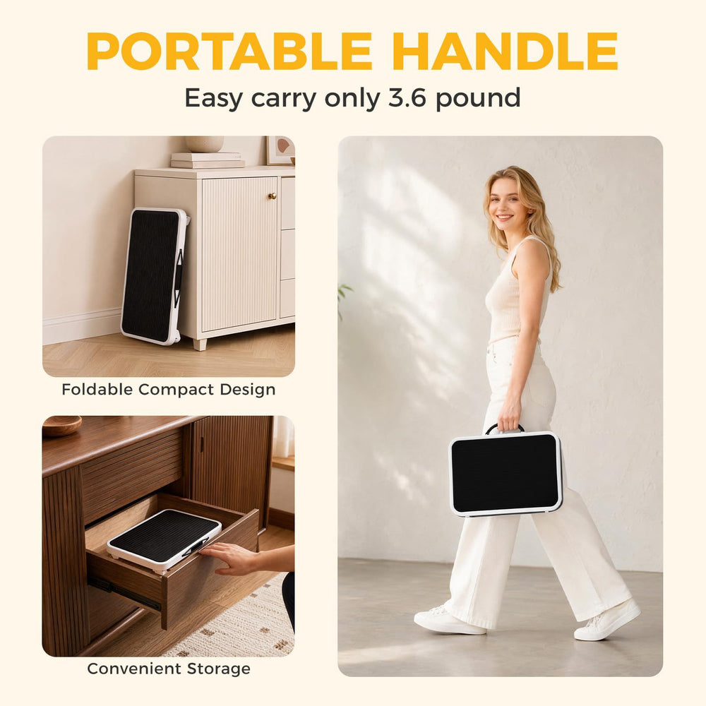 NEWBULIG folded flat for compact storage and effortless transport in closets