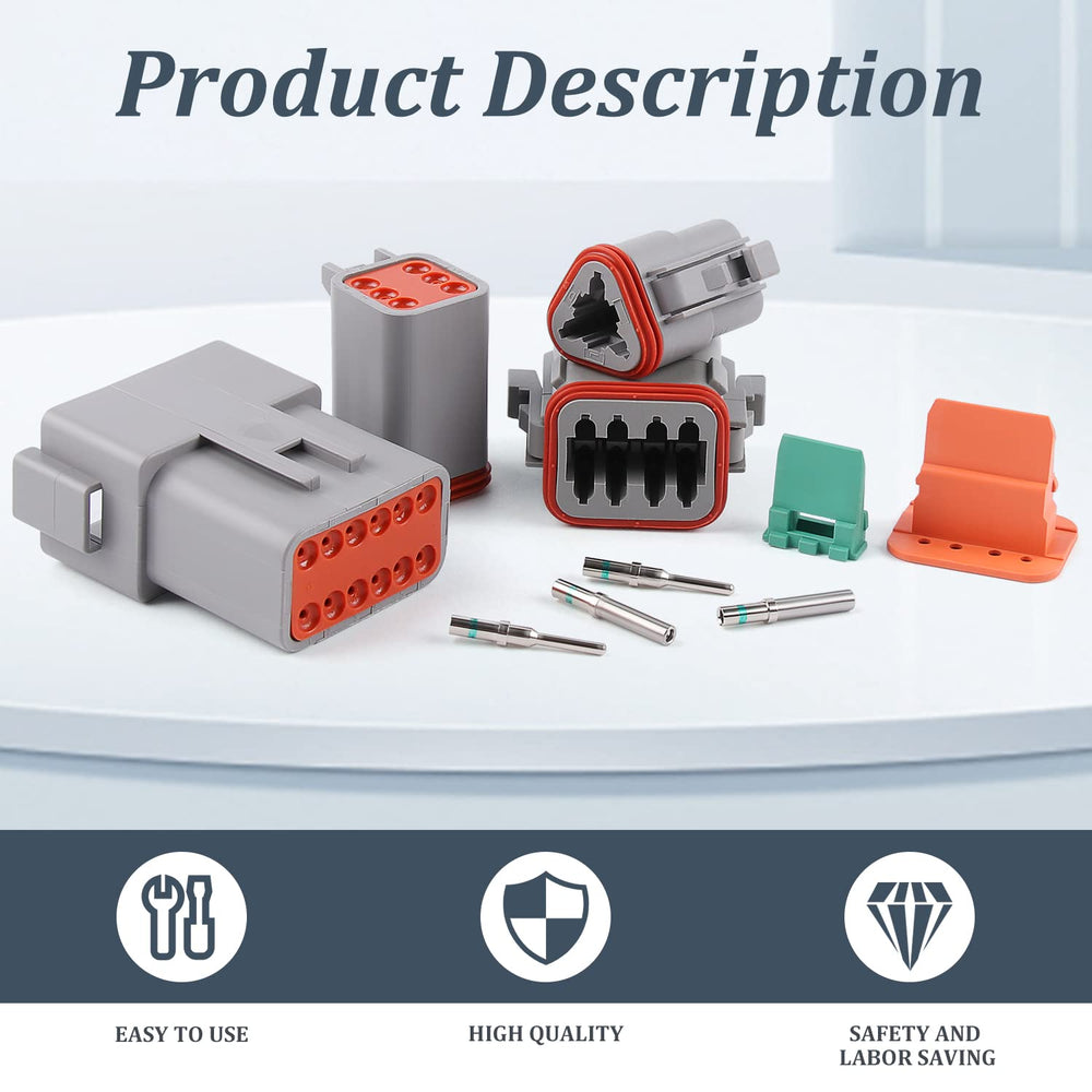 Newdeli connectors next to ruler to show scale and easy part selection benefit