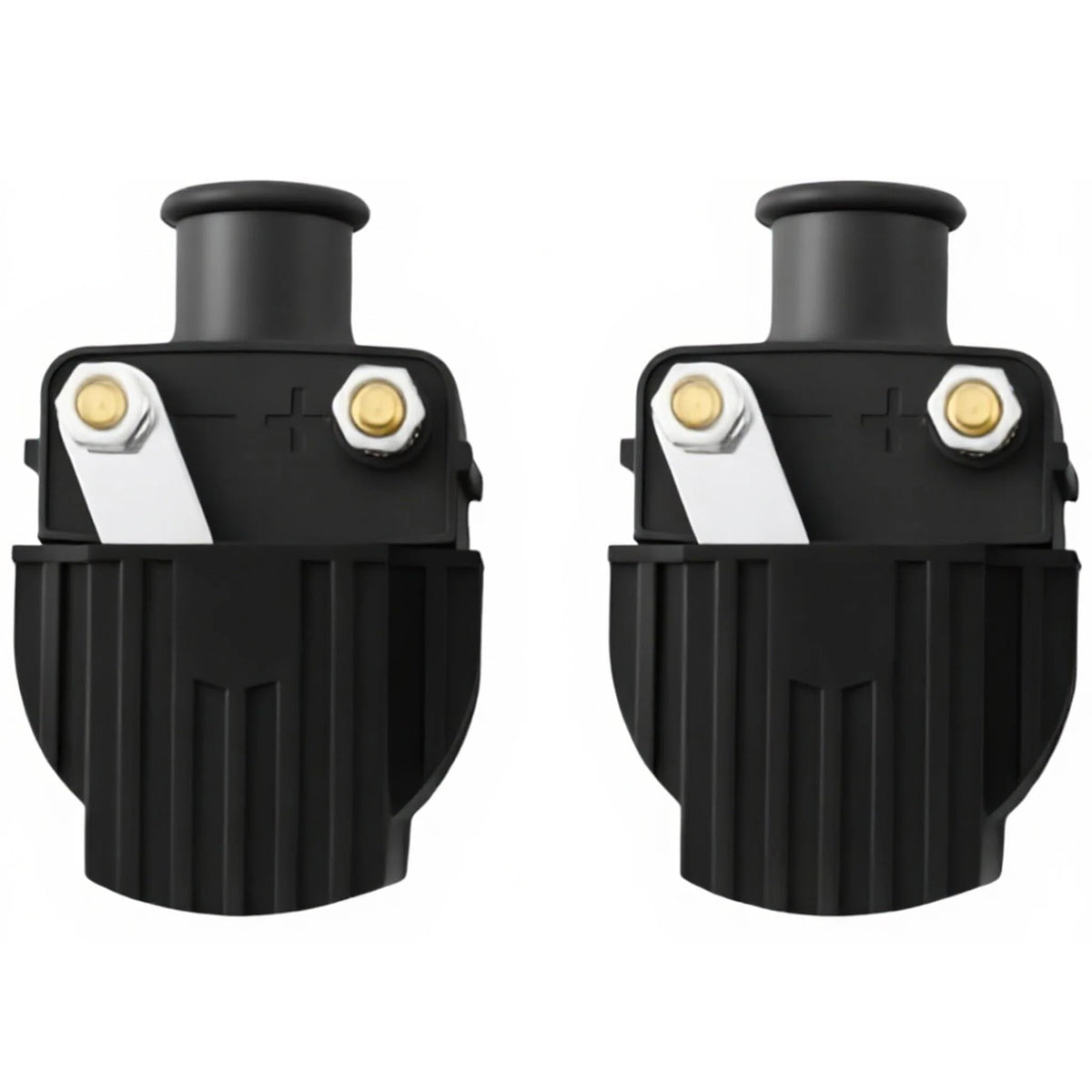NEWHOW front view of two canister coils showing fit and terminals for reliable ignition