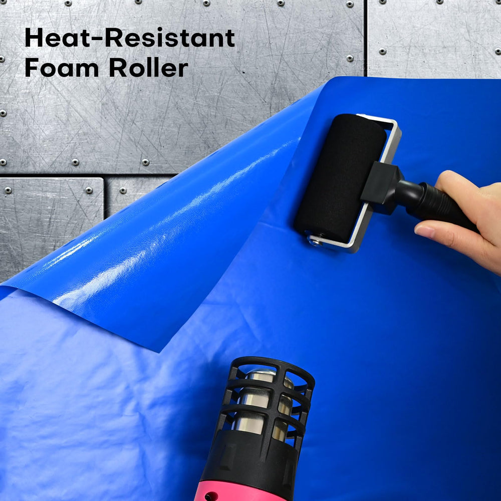 NEWISHTOOL close-up of high-density foam wheel highlighting smooth, non-scratch contact