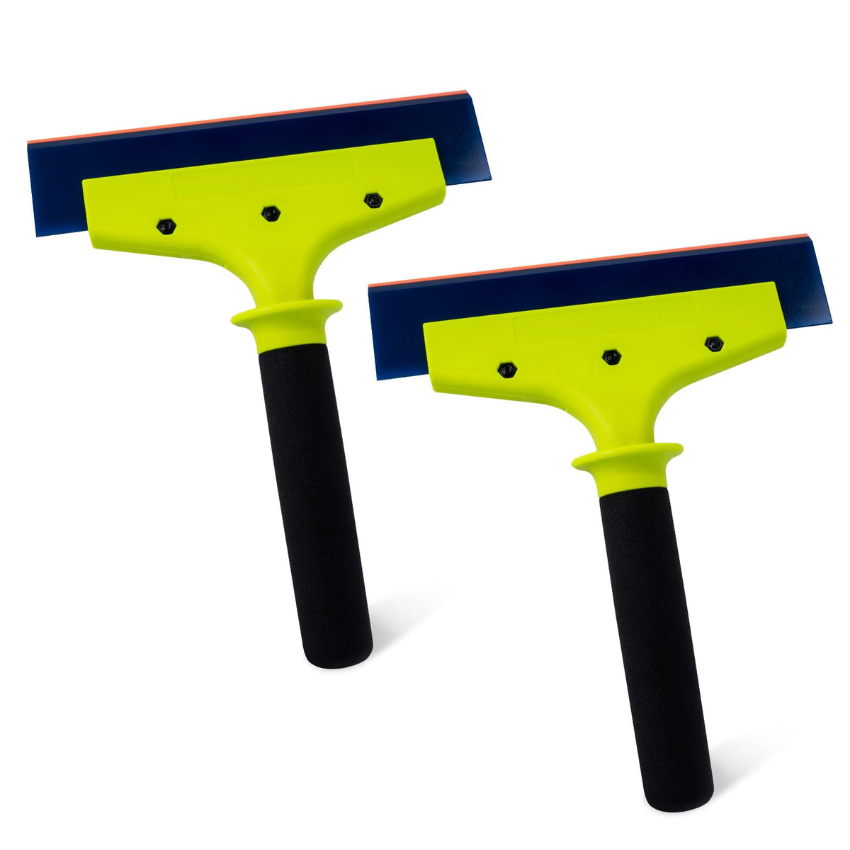 NEWISHTOOL front view of two 8-inch squeegees showing professional kit benefit