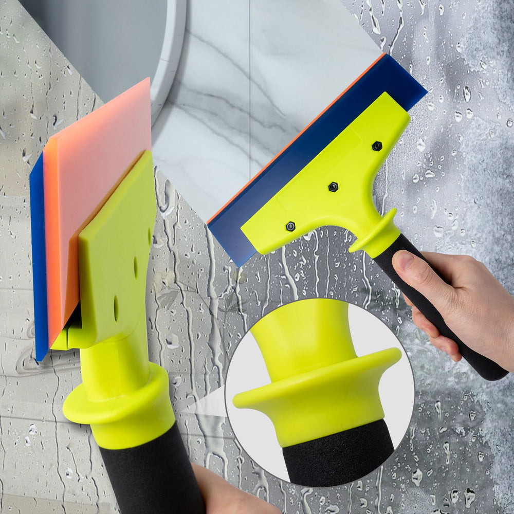 NEWISHTOOL nylon handle with rubber sleeve showing non-slip grip advantage