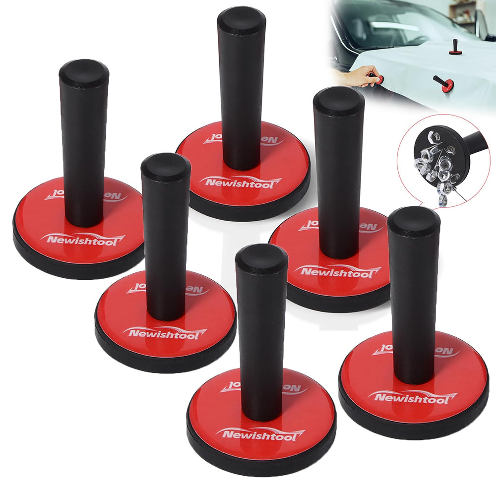 NEWISHTOOL magnetic holders securing vinyl on metal for cleaner trimming