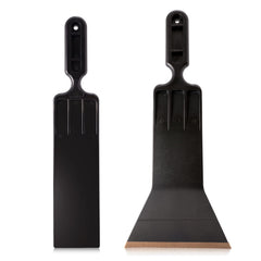 NEWISHTOOL paddle squeegee long handle displayed for extended reach and comfort