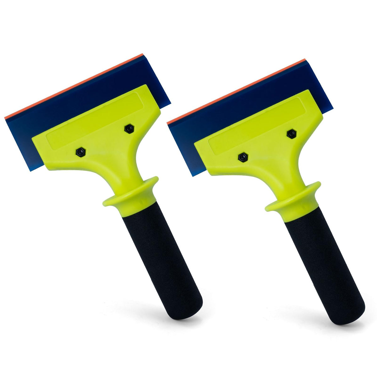 NEWISHTOOL front view showing both rubber squeegees for precise film application and durability