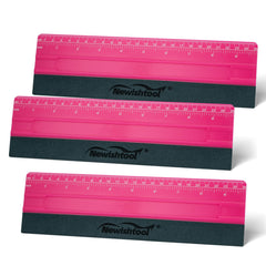 NEWISHTOOL front view showing bright rose squeegee and shape for quick identification