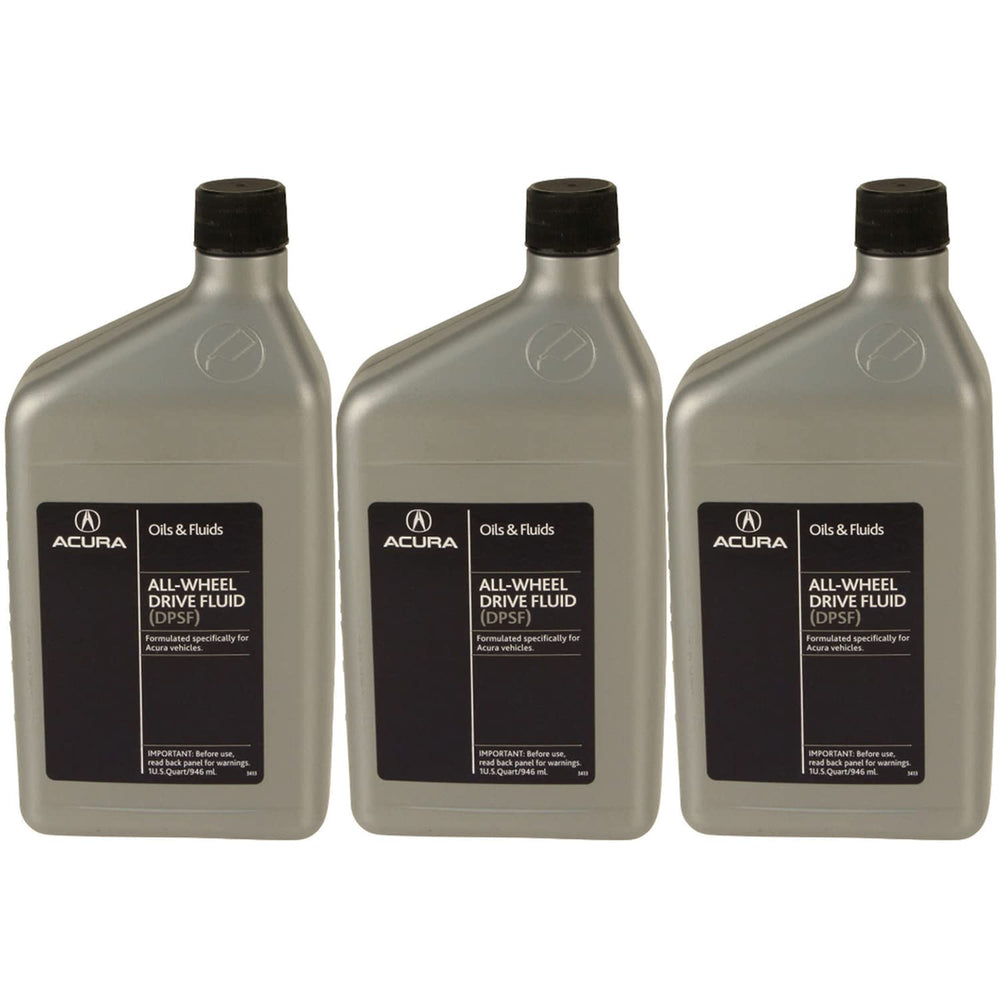 Newparts front bottle view showing OEM AWD Type-II DPSF label and correct pack identification