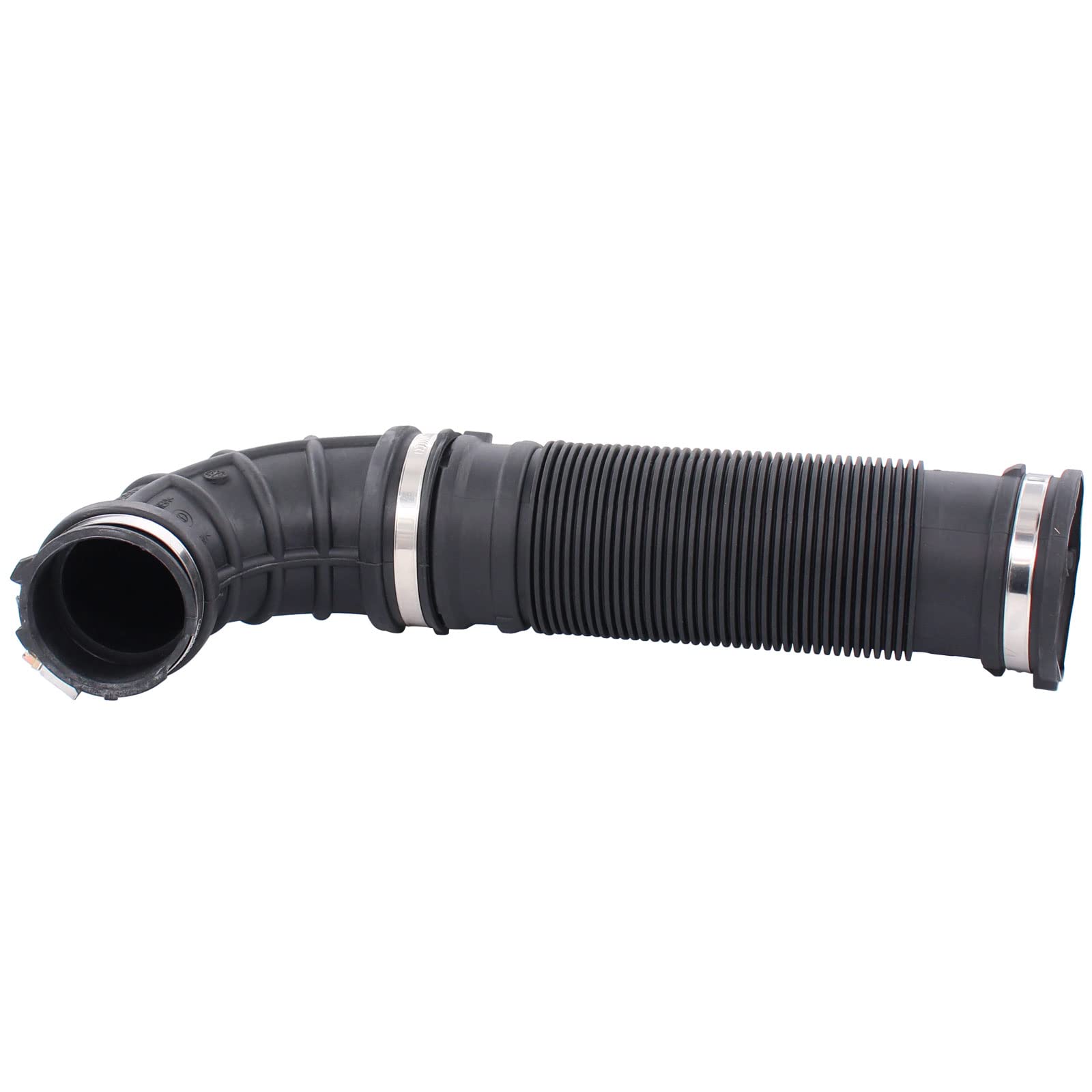 NewYall air hose installed at throttle body demonstrating correct fitment and airflow