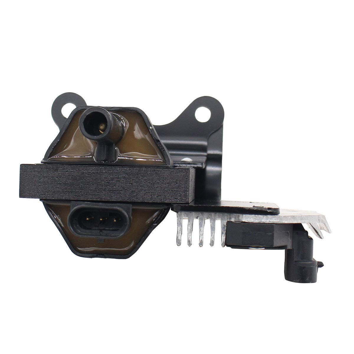 NewYall coil module connector closeup highlighting secure plug fit and reliability