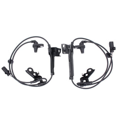 NewYall front sensors pair front view showing plug ends and wire harness, reliable replacement