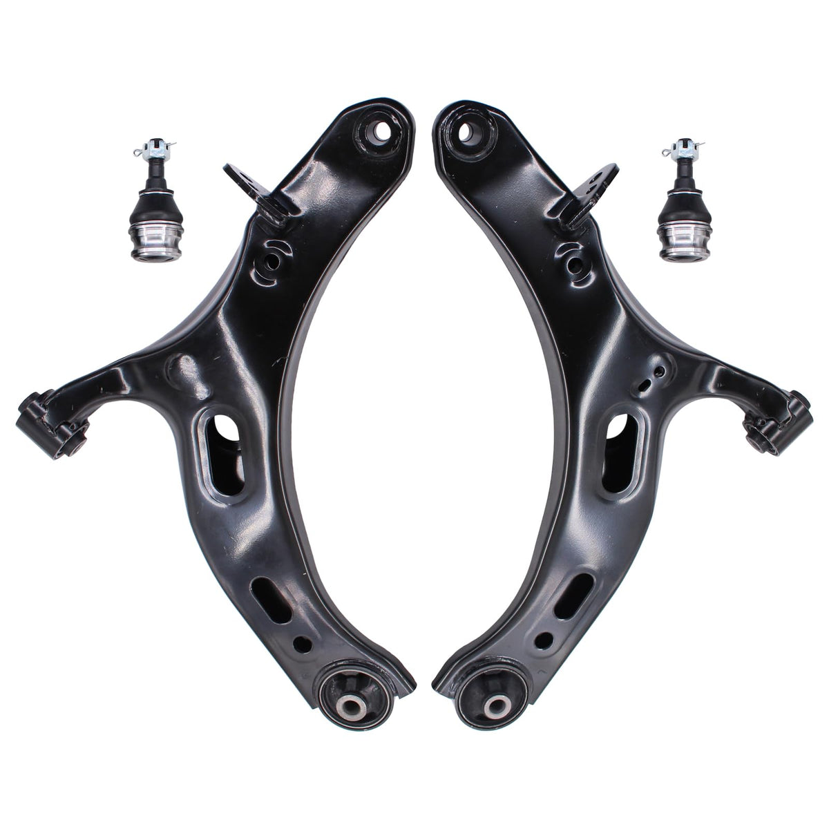 NewYall packaging showing both control arms and hardware for easy identification and protection