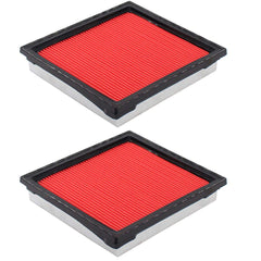 NewYall front packaging for Infiniti models showing two filters and fit benefit