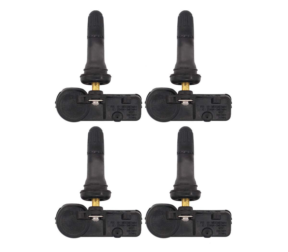 NewYall front packaging showing four 315MHz TPMS sensors and benefits
