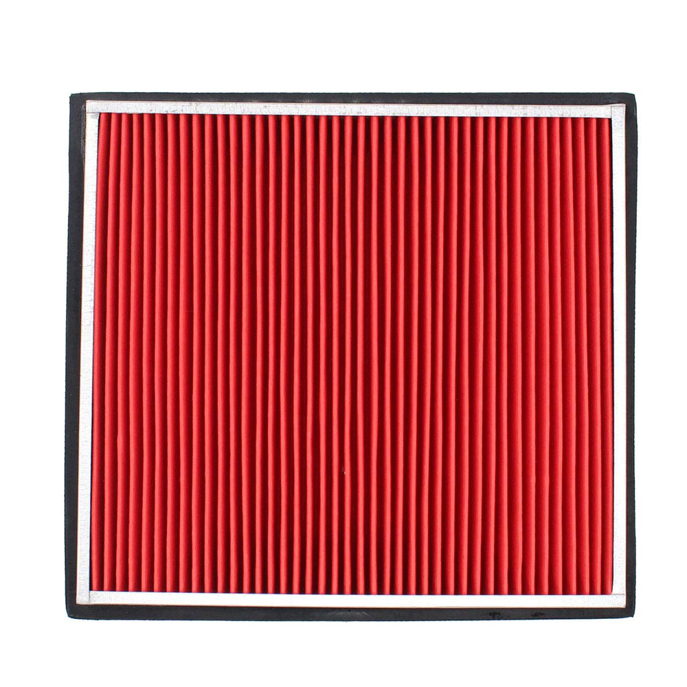 NewYall air filter installed in Infiniti engine bay demonstrating easy replacement benefit