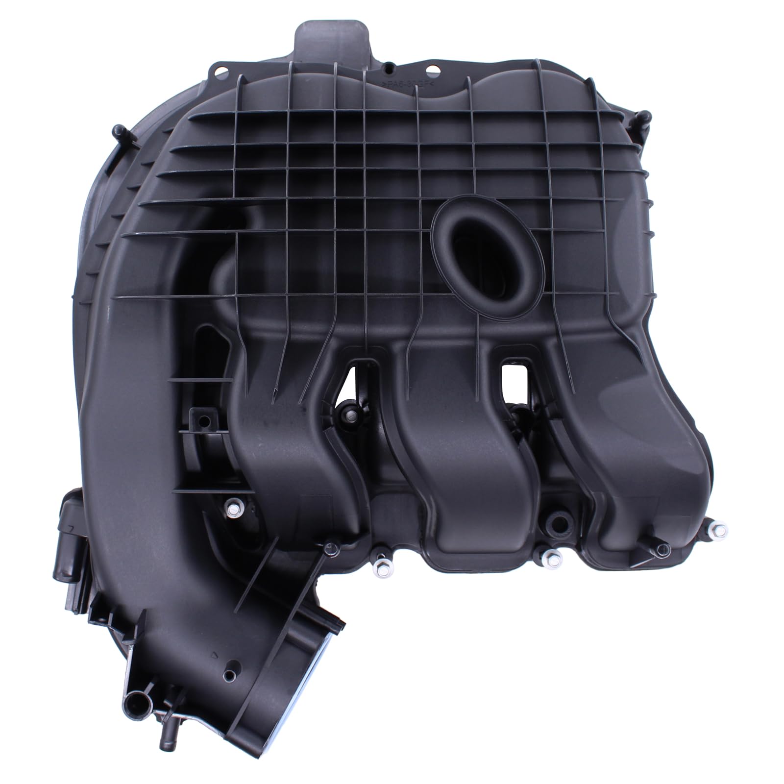 NewYall intake manifold throttle body mount showing accurate bolt alignment for easy install