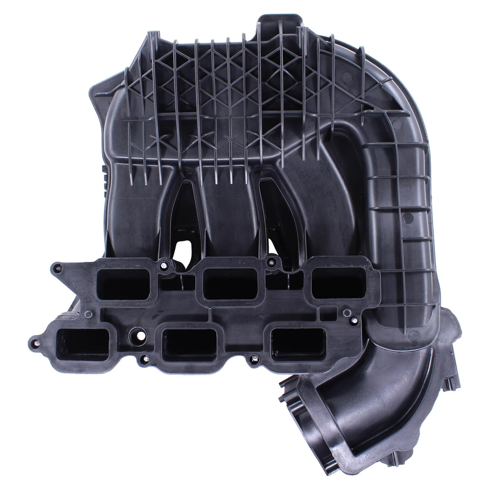NewYall manifold installed under hood demonstrating direct-fit restoration of engine airflow