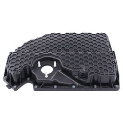 NewYall gasket top detail with pan, highlights matched seal for leak prevention