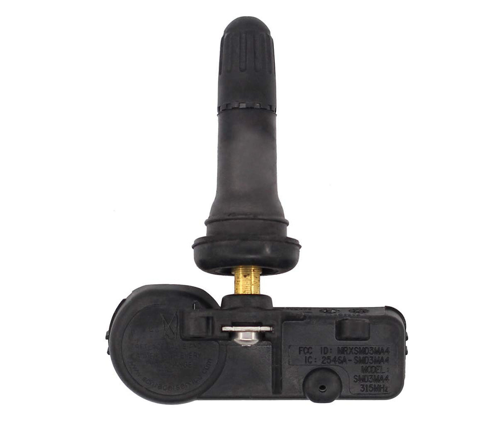 NewYall close-up of sensor and metal valve stem showing durable construction