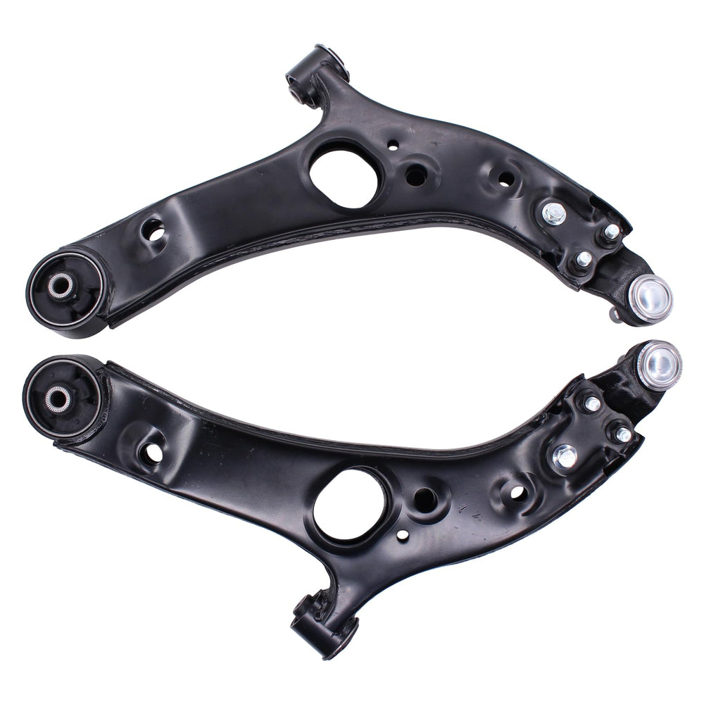 NewYall control arm size comparison with ruler showing accurate direct-fit dimensions