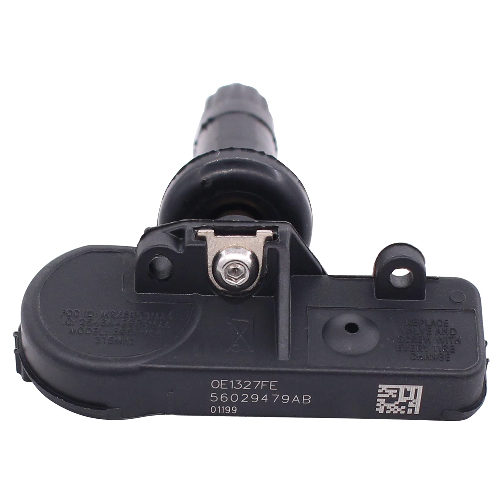 NewYall TPMS pack contents with valves and nuts showing ready-to-install convenience
