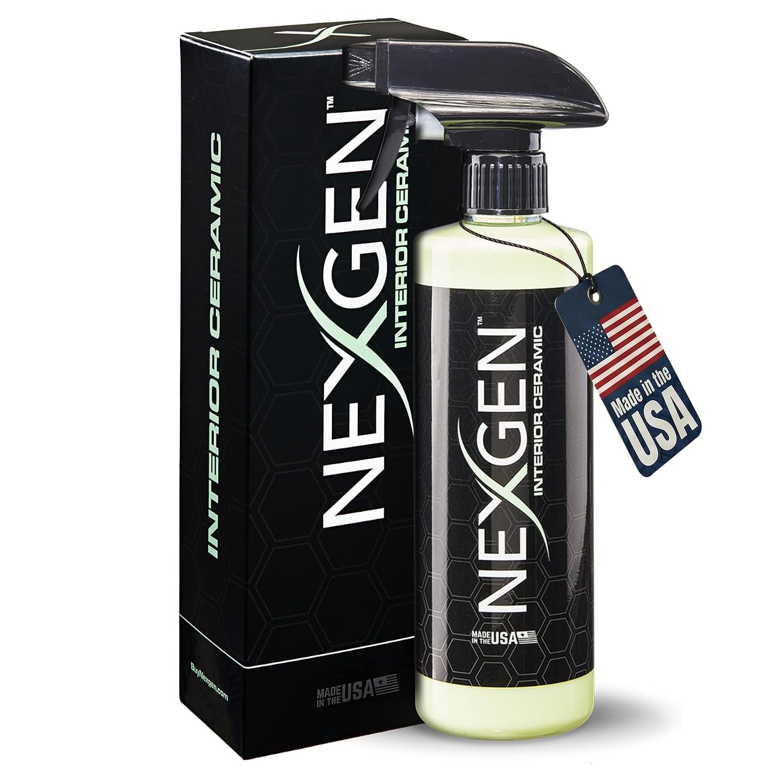 Nexgen front packaging 16 oz bottle showing clean design and product benefit