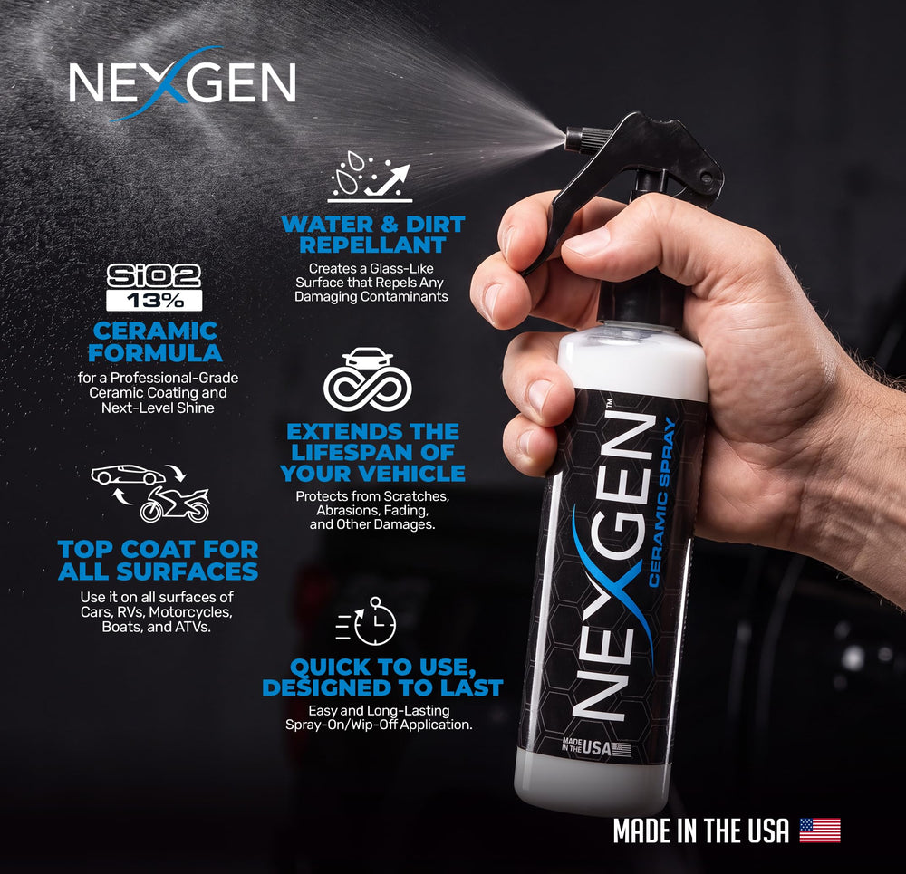 Nexgen spray trigger closeup demonstrating easy mist application benefit