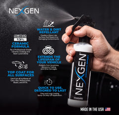 Nexgen spray trigger closeup demonstrating easy mist application benefit