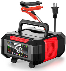 NEXPEAK front panel color LCD showing charge status and clear readout