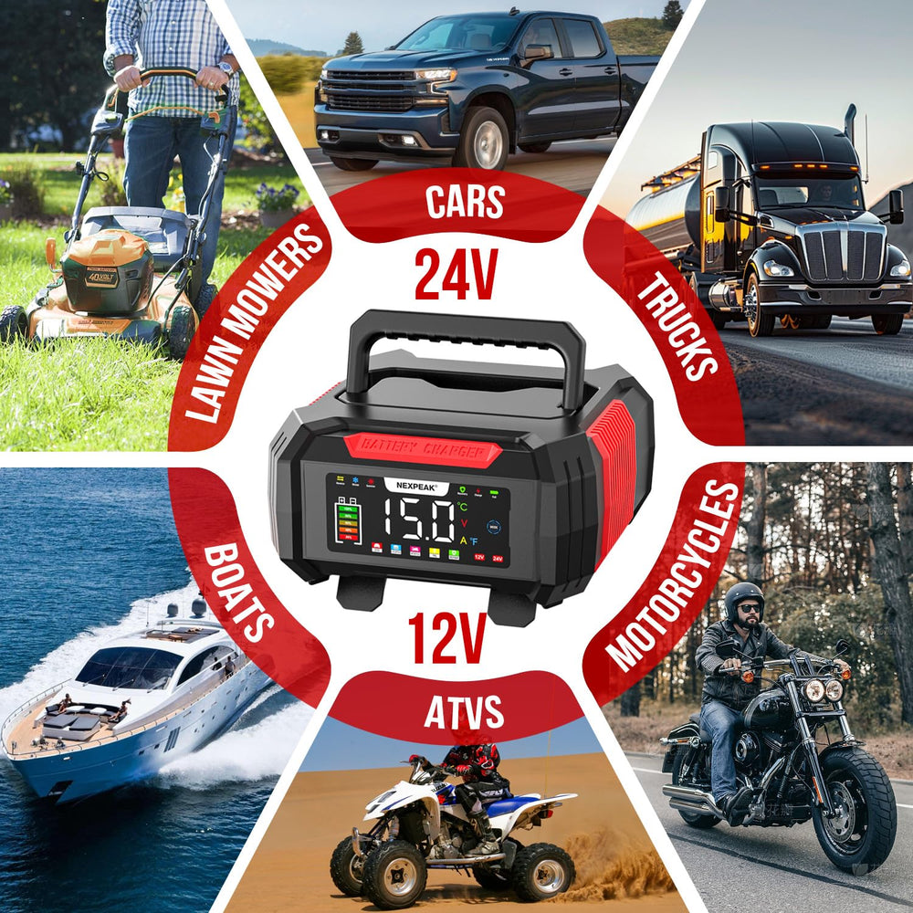 NEXPEAK held in hands to show compact size and easy garage storage