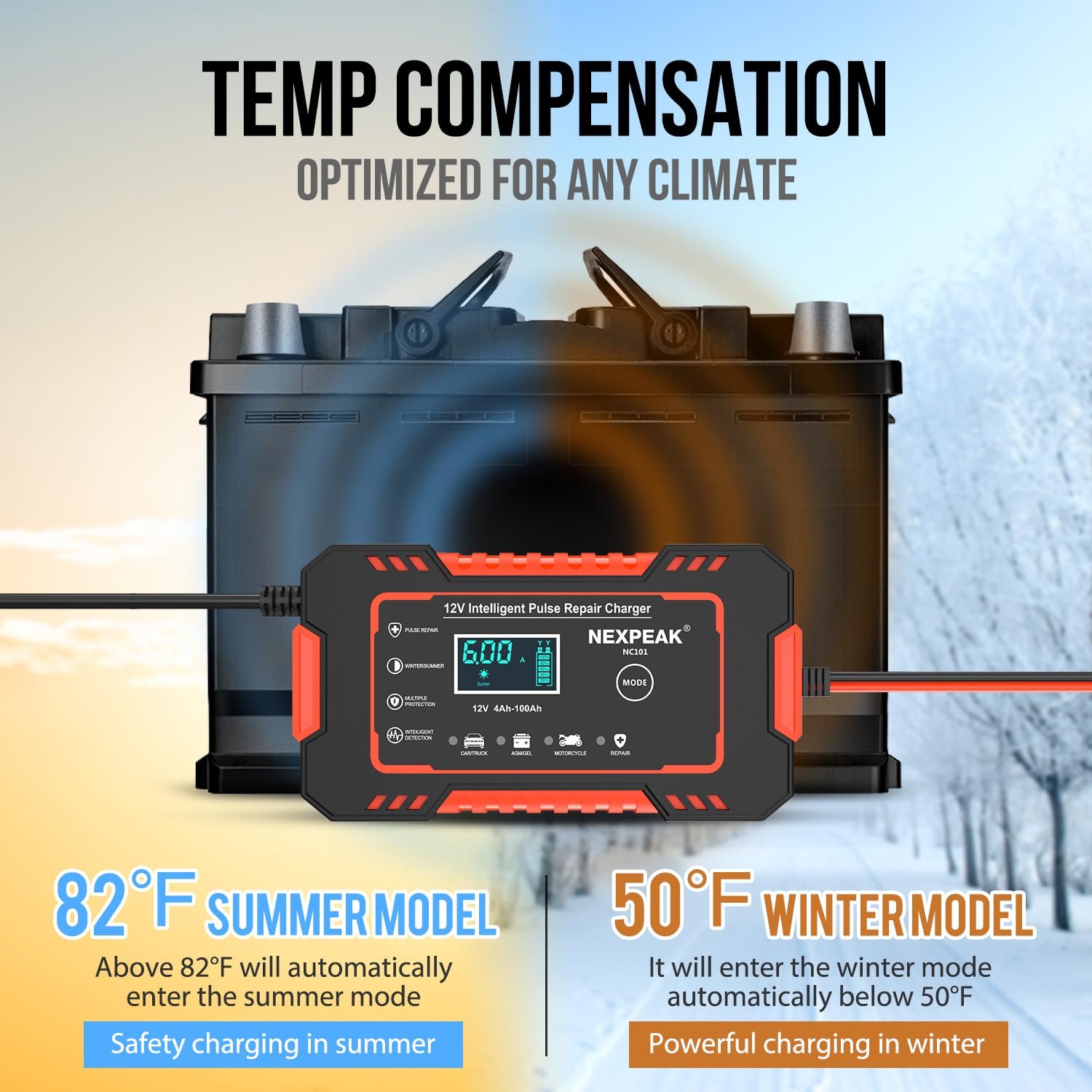 NEXPEAK held in hand for scale showing compact portable convenience