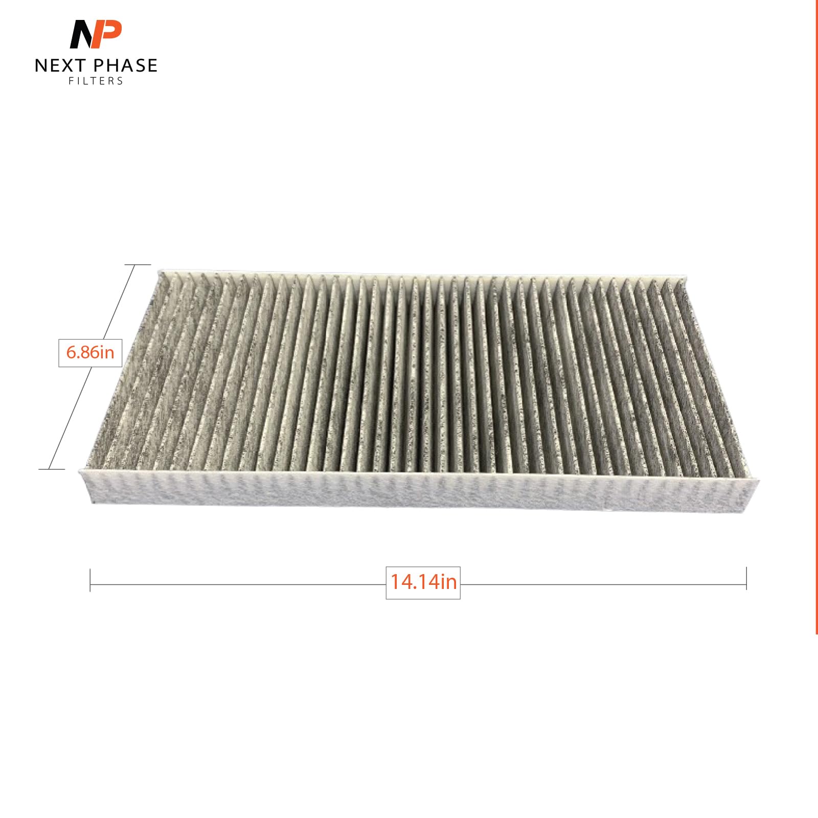 NEXT PHASE FILTERS angled close-up of filter frame demonstrating precise fit benefit