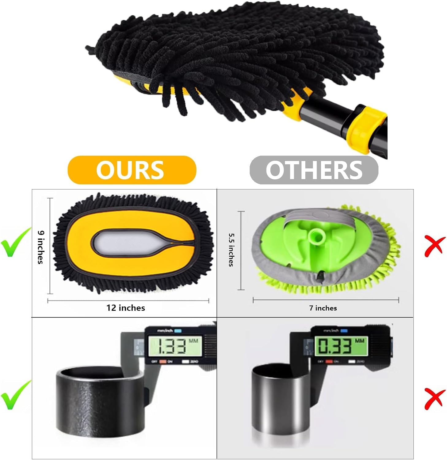 NEZENO collapsed size comparison demonstrating compact storage convenience