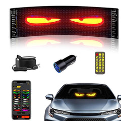 Nfutreon front panel view showing clear LED message and bright display benefit