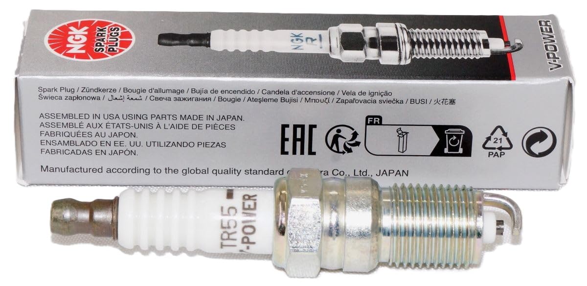NGK 3951 single spark plug close-up highlighting solid construction and reliability