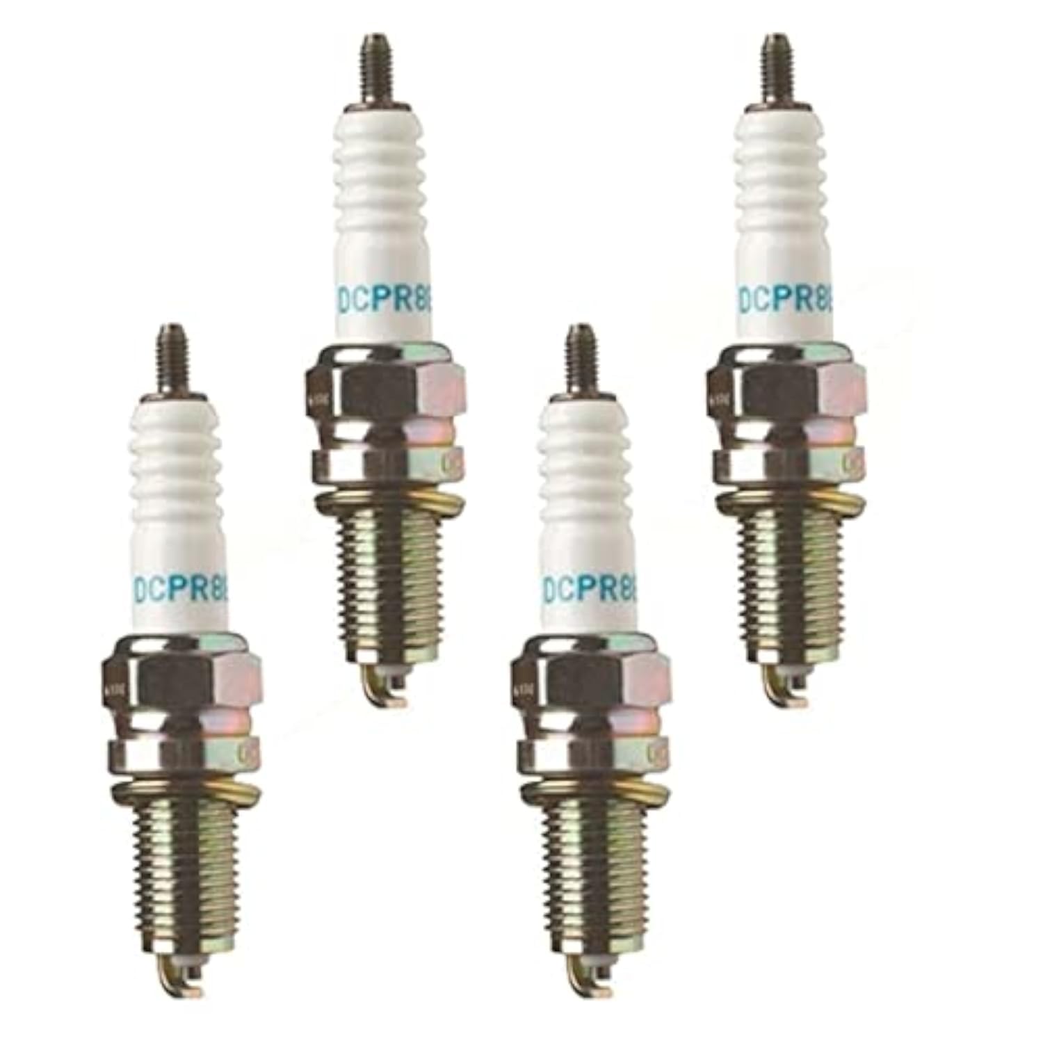 NGK 4339 front packaging showing four genuine plugs and hardware, brand reliability