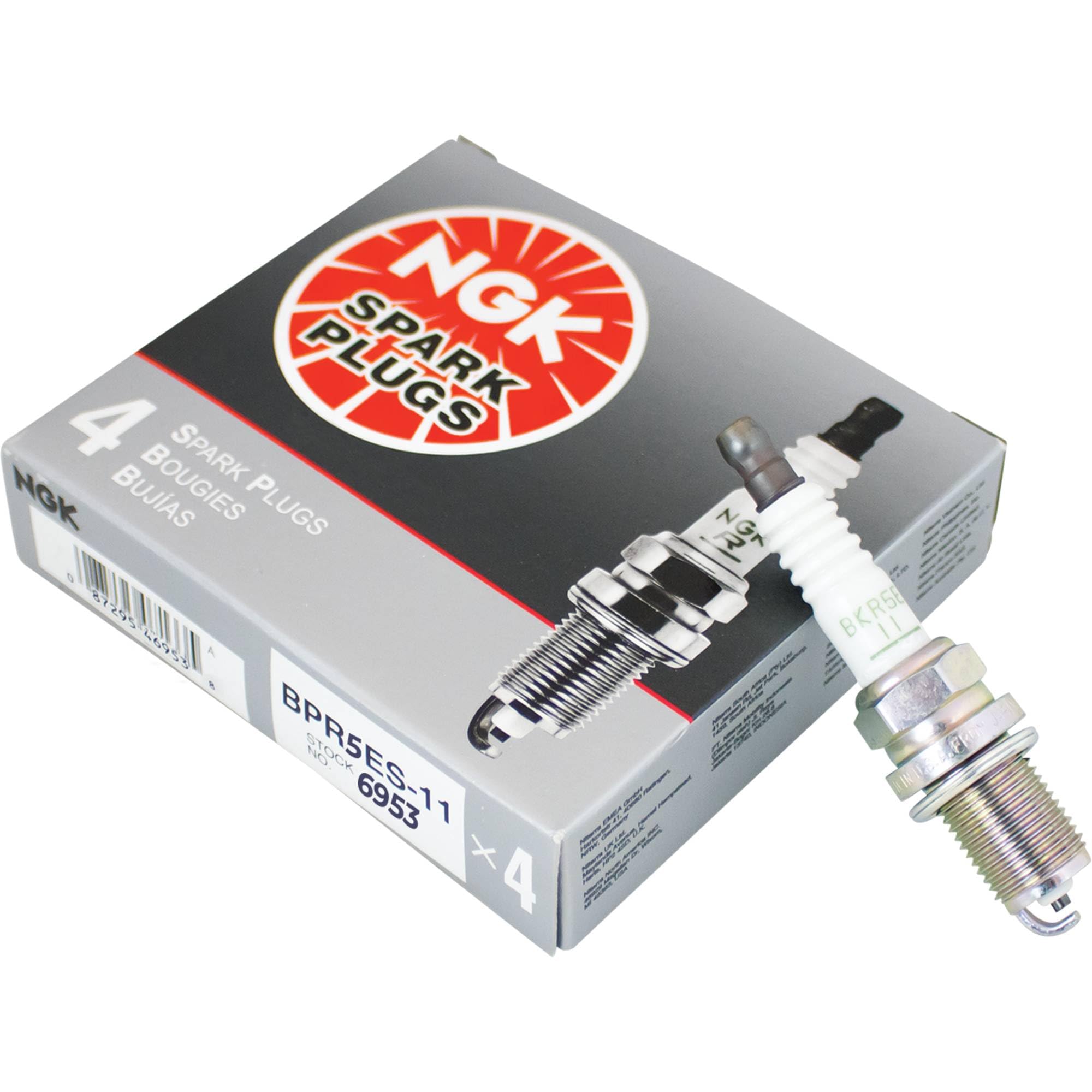 NGK BKR5E-11 side profile demonstrating correct thread and length